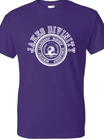 JDS Short Sleeve Purple Collegiate Logo T-Shirt