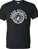 JDS Short Sleeve Black Collegiate Logo T-Shirt